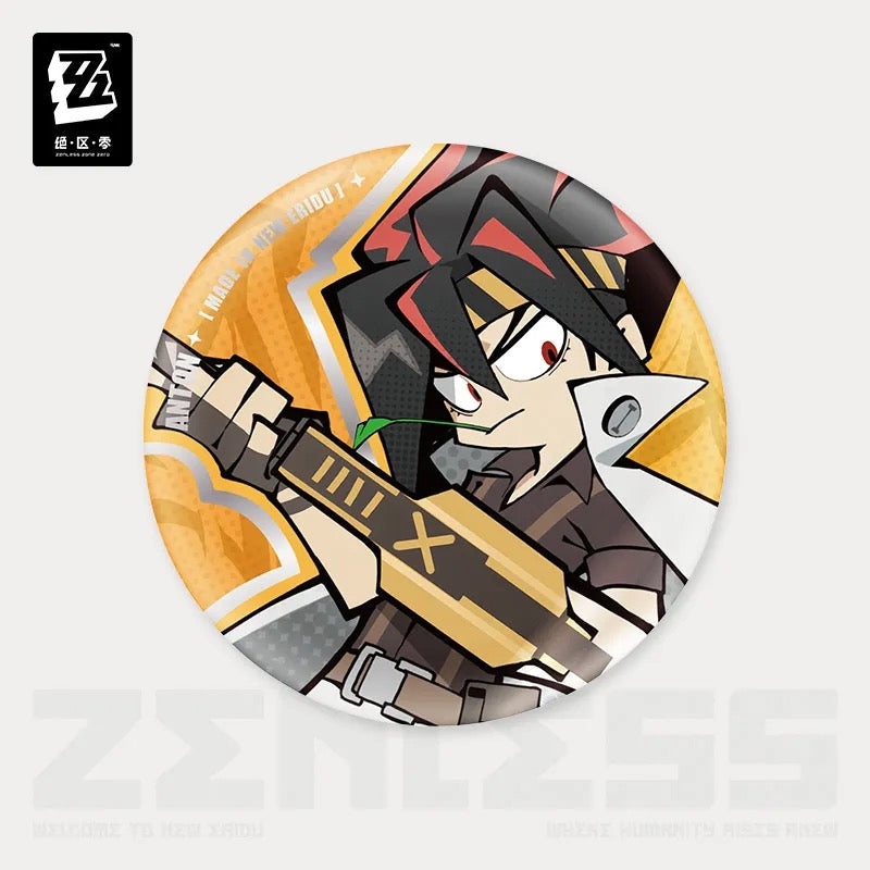 Zenless Zone Zero - New Eridu Series Chibi Badge : Belobog Heavy Industries