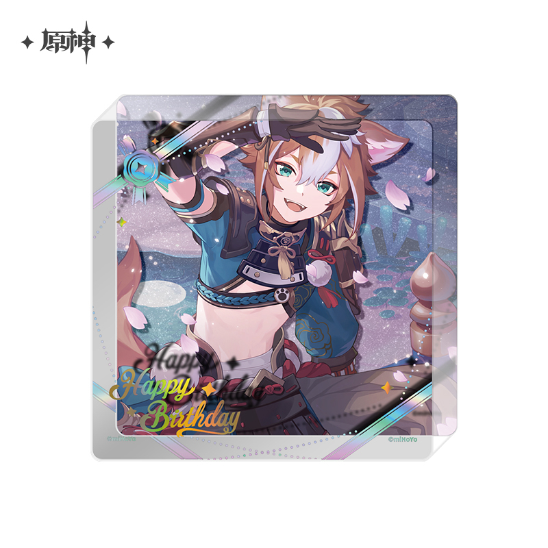 Genshin Impact - Day of Destiny Birthday Series Acrylic Coaster 2025