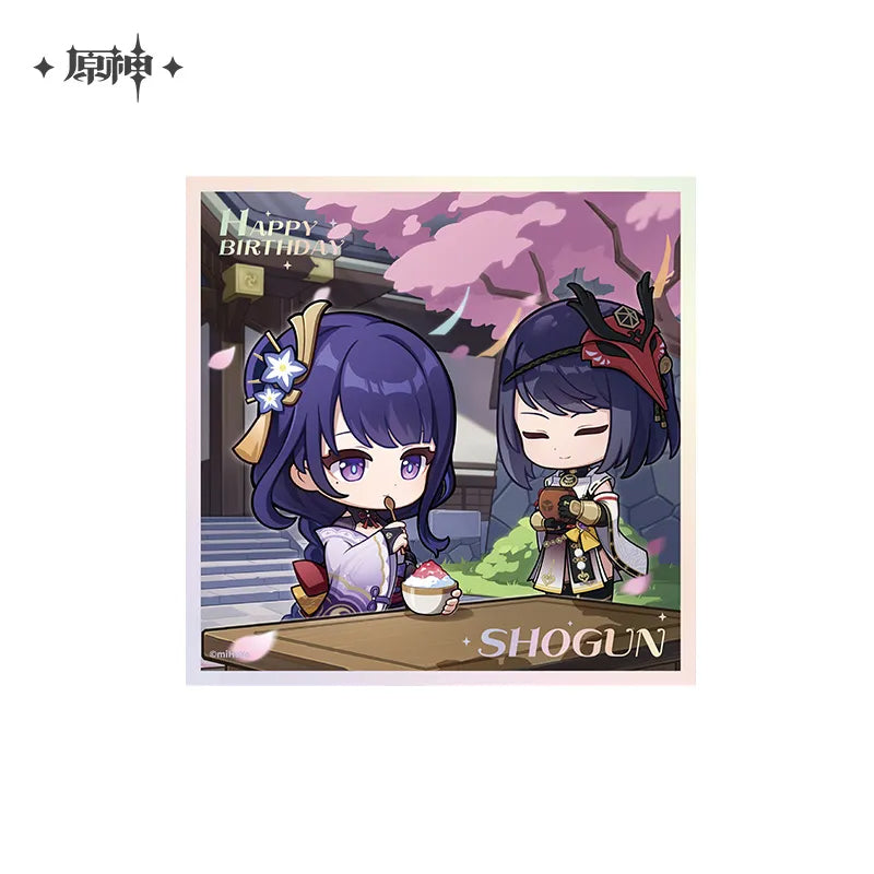 Genshin Impact - Auspicious Moments Series Mini Shikishi