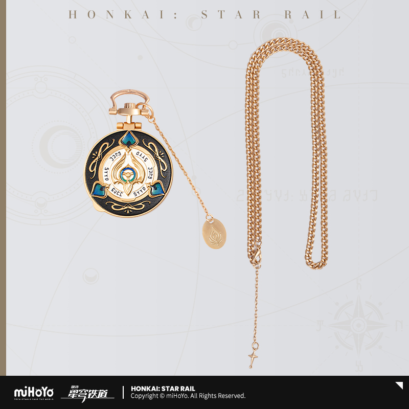 Pre-Order Honkai: Star Rail - Aventurine Pocket Watch Style Metal Keychain