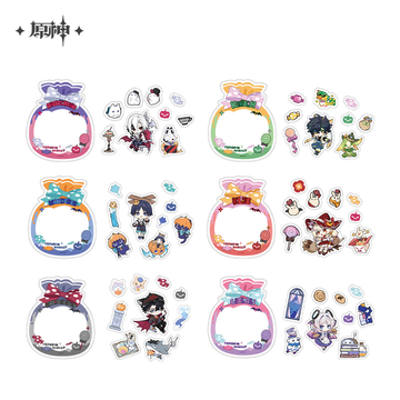 Pre-Order Genshin Impact - Twilight Whimsy Series Sticker Set