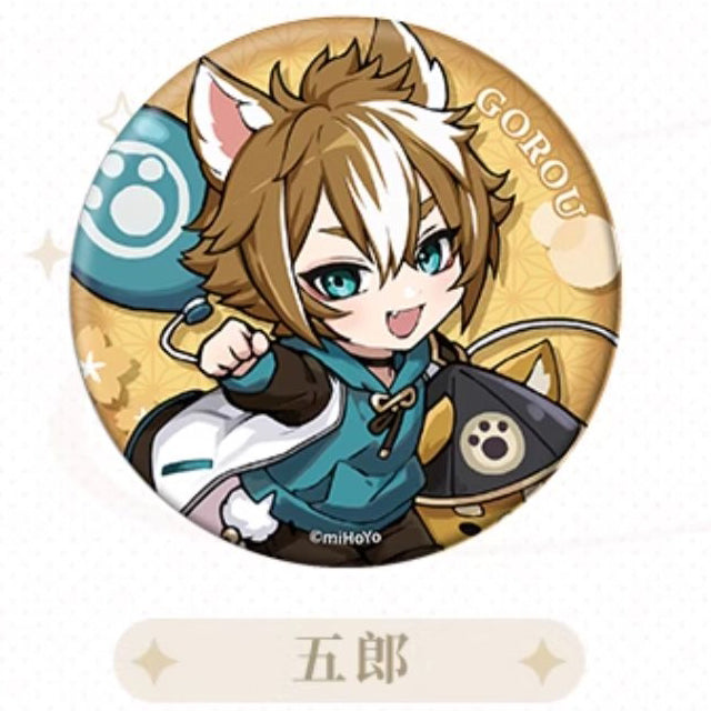 Genshin Impact - Outing Theme Series Chibi Character Badge