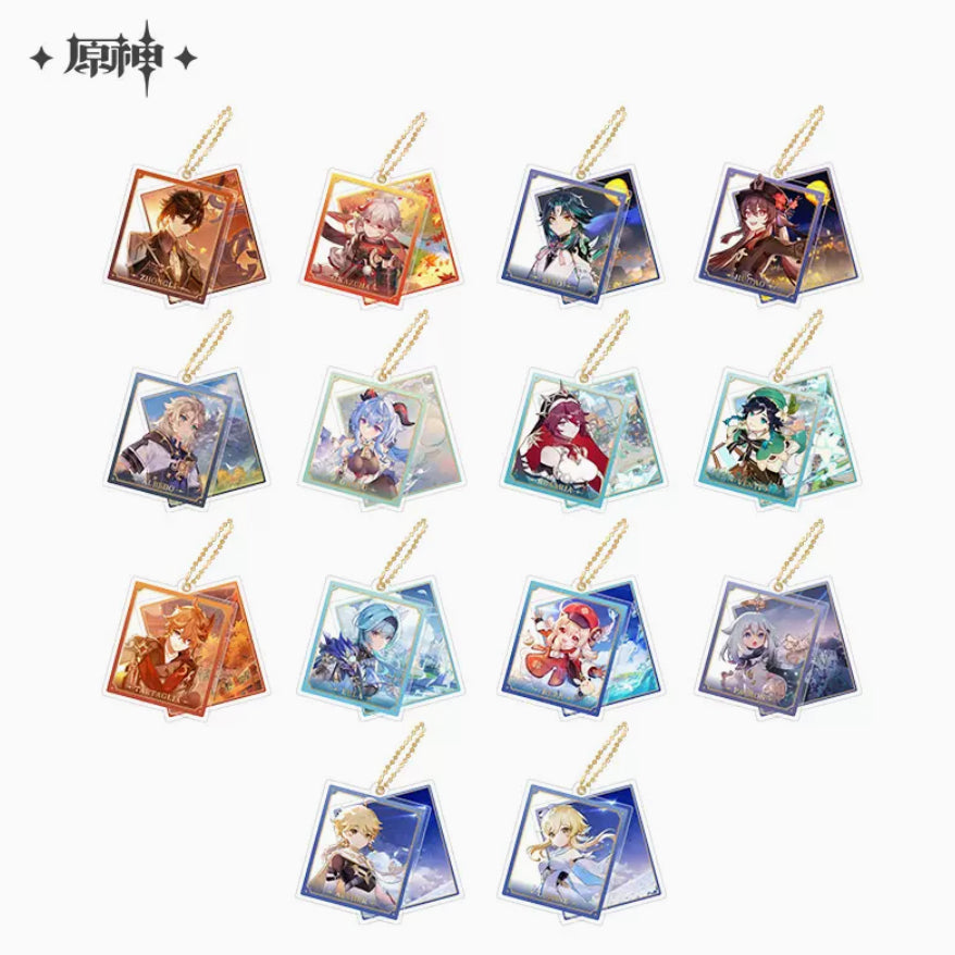 Genshin Impact Theme Double Piece Acrylic Keychain