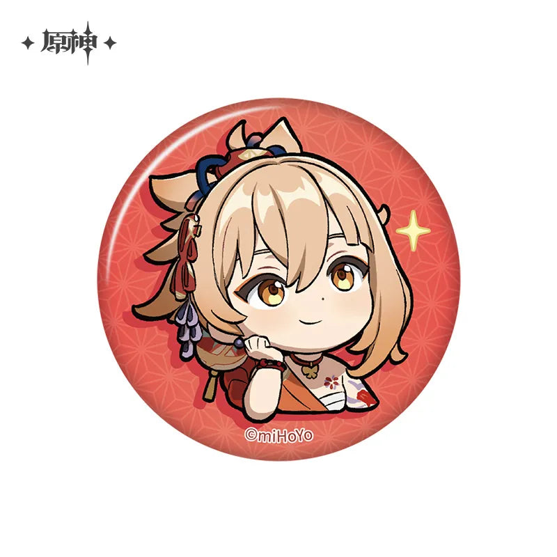 Genshin Impact - Inazuma Chibi Character Badges Ver.2