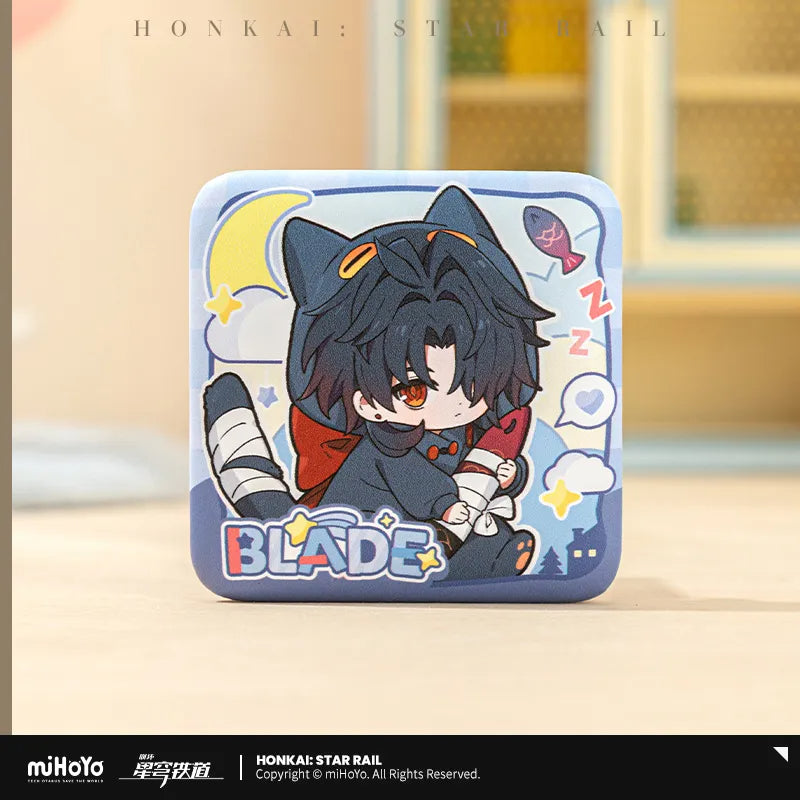 Pre-Order Honkai: Star Rail - Boys' Dormitory Series Chibi Character Square Badge