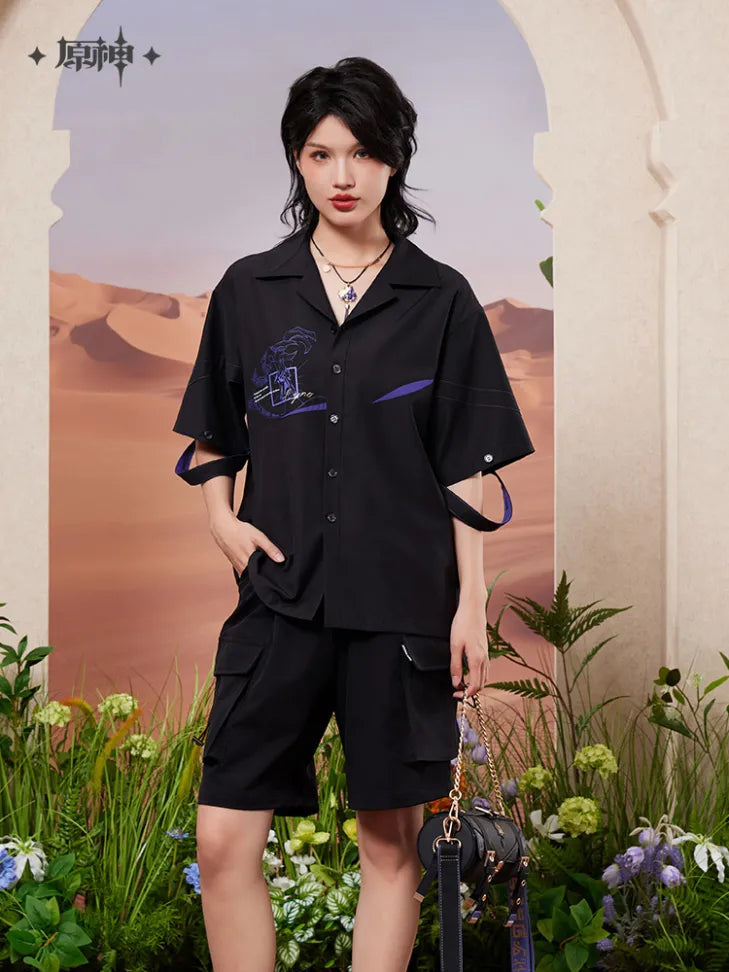 Genshin Impact - Forest and Flying Sands Series - Cyno Impression Short-Sleeve Shirt