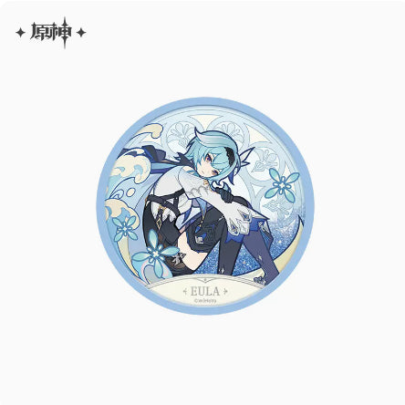 Genshin Impact Windblume's Breath Theme Glitter Floating Coaster