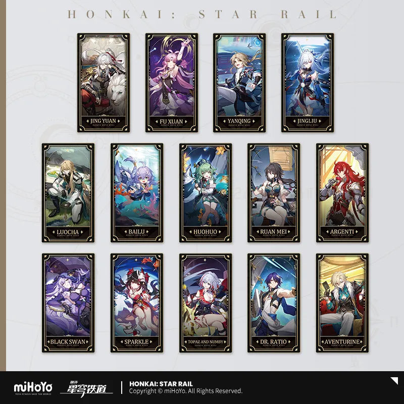 Honkai: Star Rail - 1st Anniversary Collectible Card  blind box A Group
