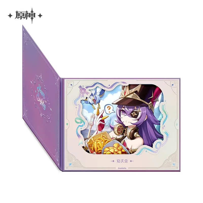 Pre-Order Genshin Impact - Day of Destiny Birthday Series Flip-Style Framed Shikishi 2025