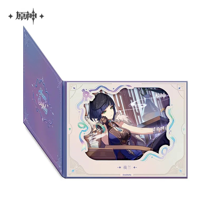 Pre-Order Genshin Impact - Day of Destiny Birthday Series Flip-Style Framed Shikishi 2025