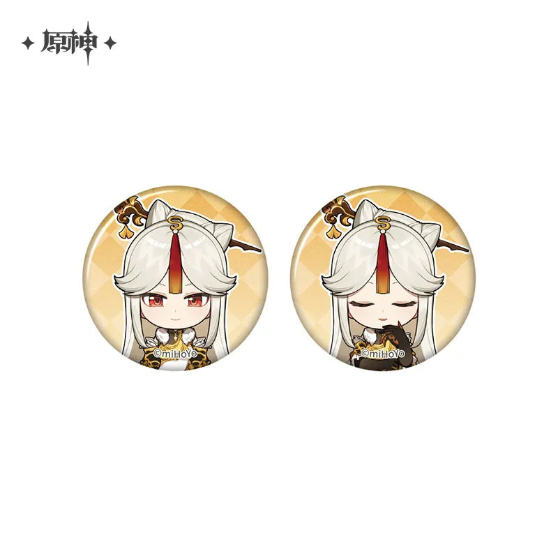 Genshin Impact - The Snapshot of a Jade-Covered Screen Series Mini Badges Set