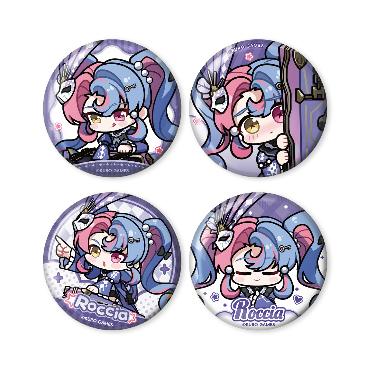 Pre-Order Wuthering Waves - Sticker Series Mini Badge Set