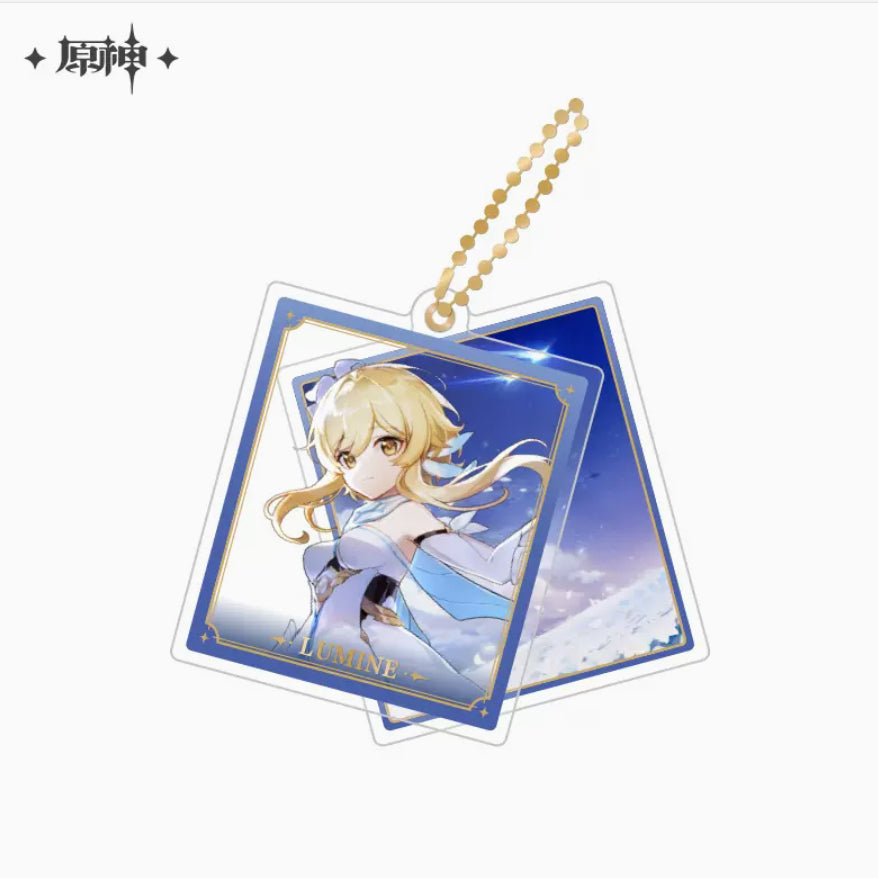 Genshin Impact Theme Double Piece Acrylic Keychain