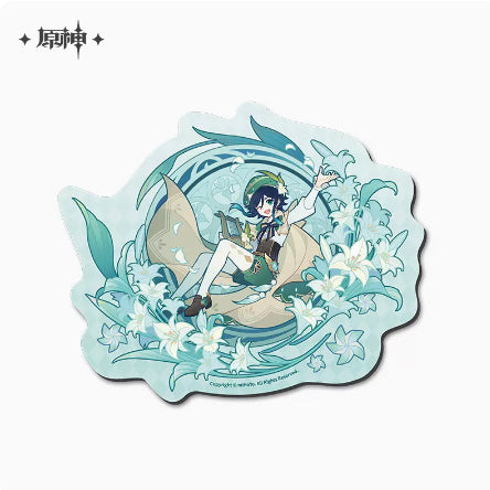 Genshin Impact - Windblume's Breath Theme Die-Cut Mouse Pad