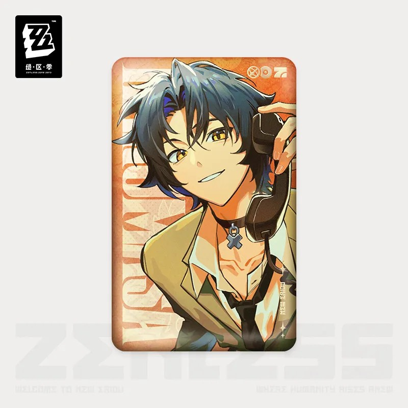 Pre-Order Zenless Zone Zero - Frequencies Visuals Series Asaba Harumasa Badge/Acrylic Block/Laser Ticket Set