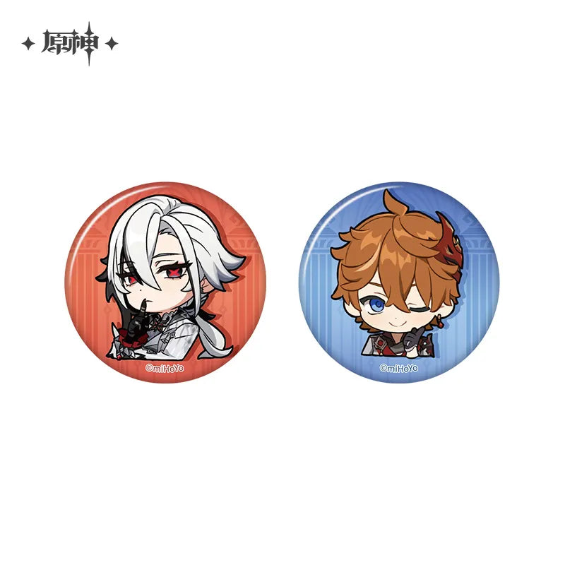 Genshin Impact - Chibi Fatui Character Badge