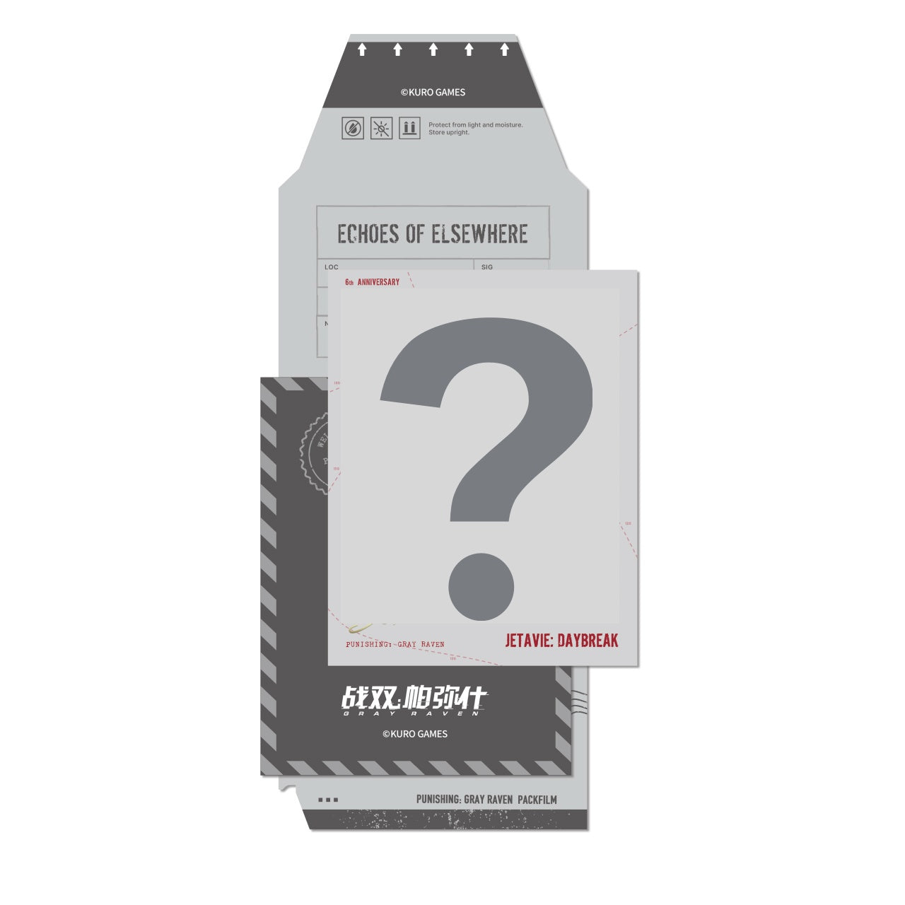 Pre-Order Punishing: Gray Raven - 6th Anniversary Echoes of Elsewhere Tear-Off Polaroid