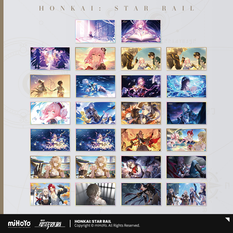 Pre-Order Honkai: Star Rail - The Memories We Share Series PET Shikishi Vol.2