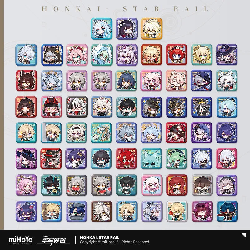 Honkai: Star Rail - Pom-Pom Gallery Square Badge