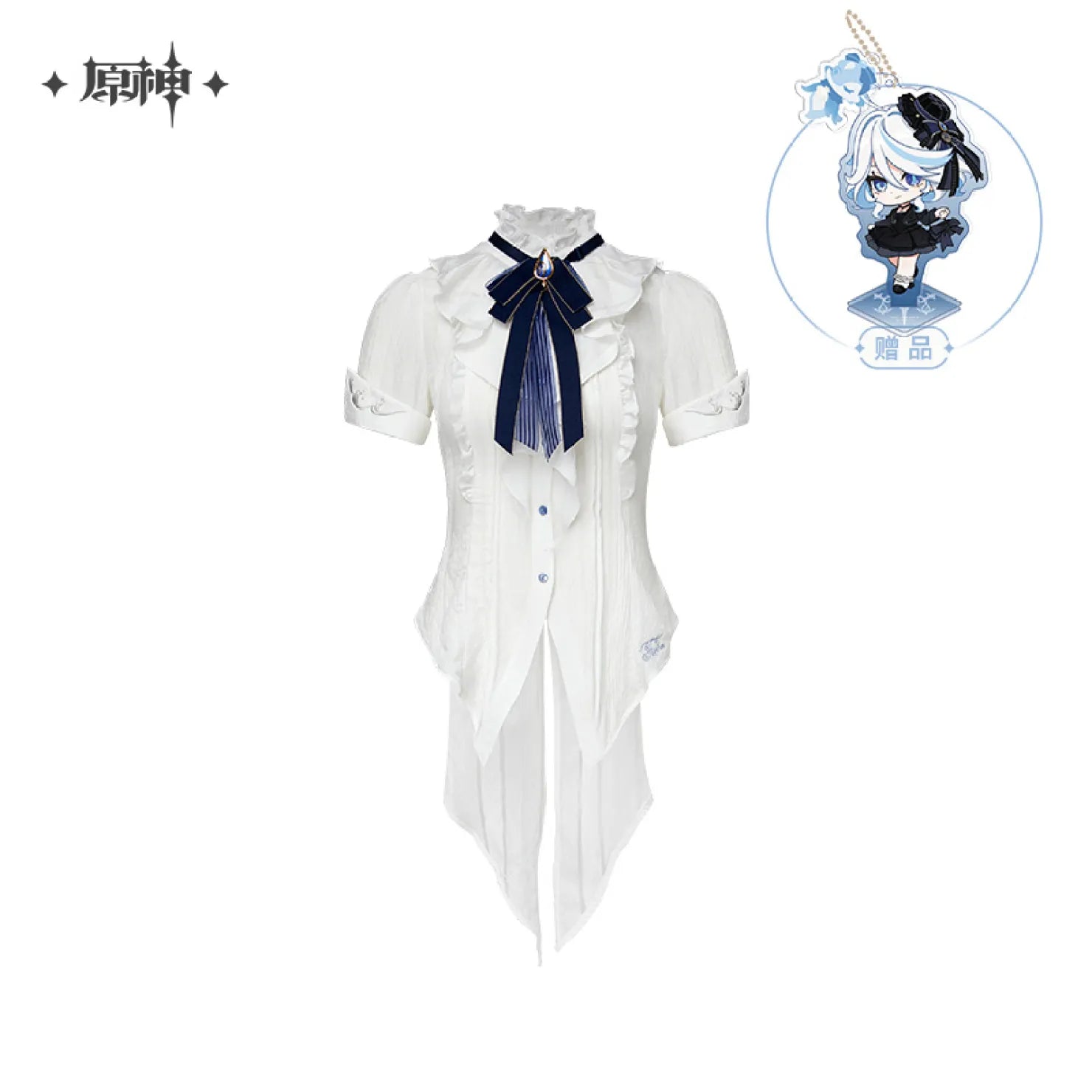 Pre-Order Genshin Impact - Furina Impression Series Short-Sleeve Waisted Blouse
