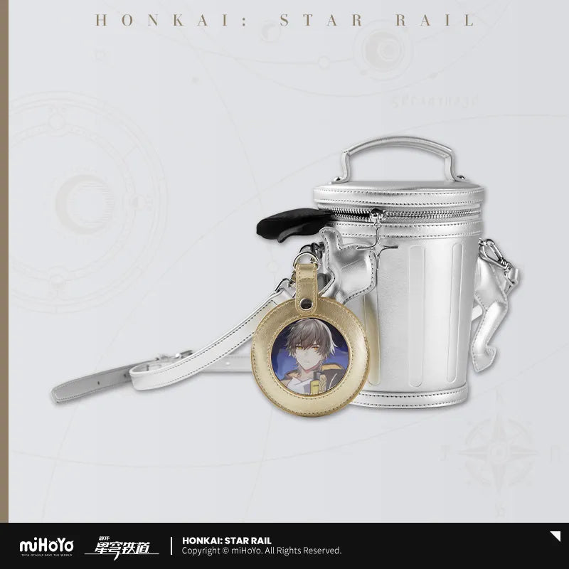 Honkai: Star Rail - Lordly Trashcan Badge Holder Keychain