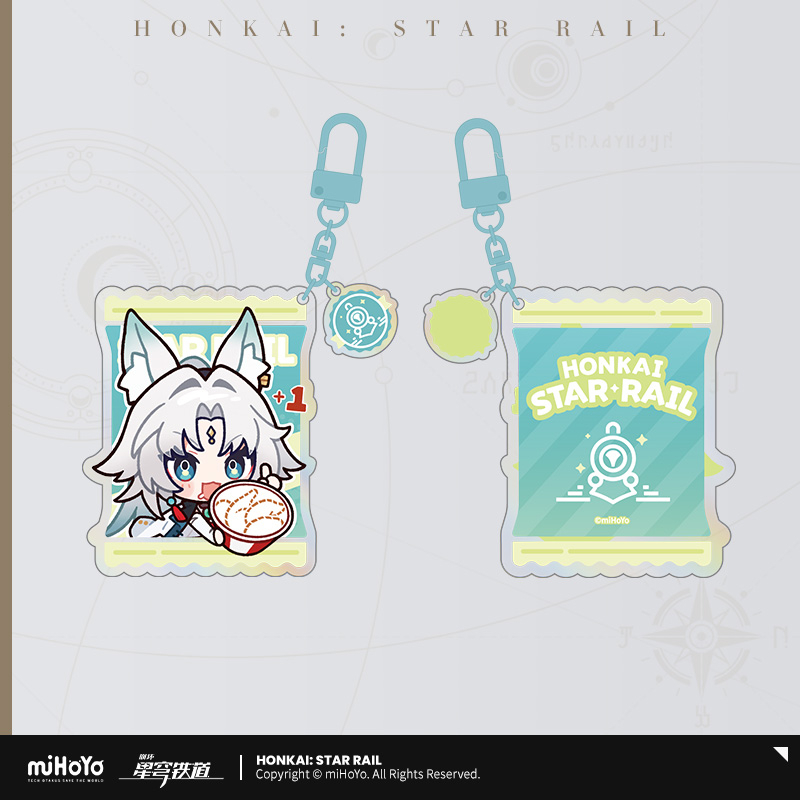 Pre-Order Honkai: Star Rail -  Delicious Enjoyment Series Chibi  Emoticons Acrylic Keychian-