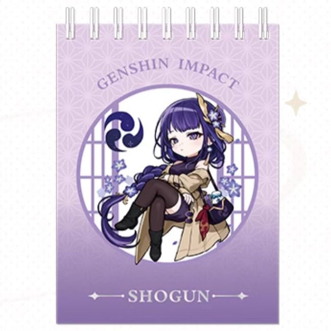 Genshin Impact - Outing Theme Series Chibi Character Coil Notebook