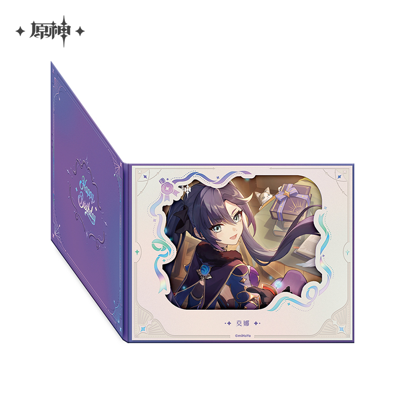 Pre-Order Genshin Impact - Day of Destiny Birthday Series Flip-Style Framed Shikishi 2025 Ver.3