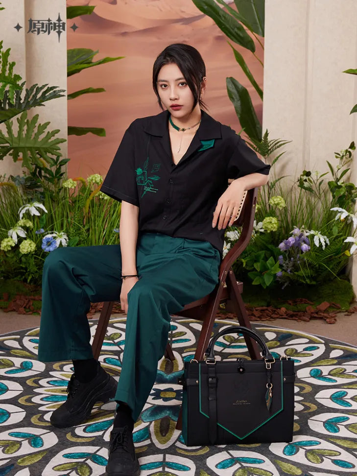 Genshin Impact - Forest and Flying Sands Series - Alhaitham Impression Short-Sleeve Shirt