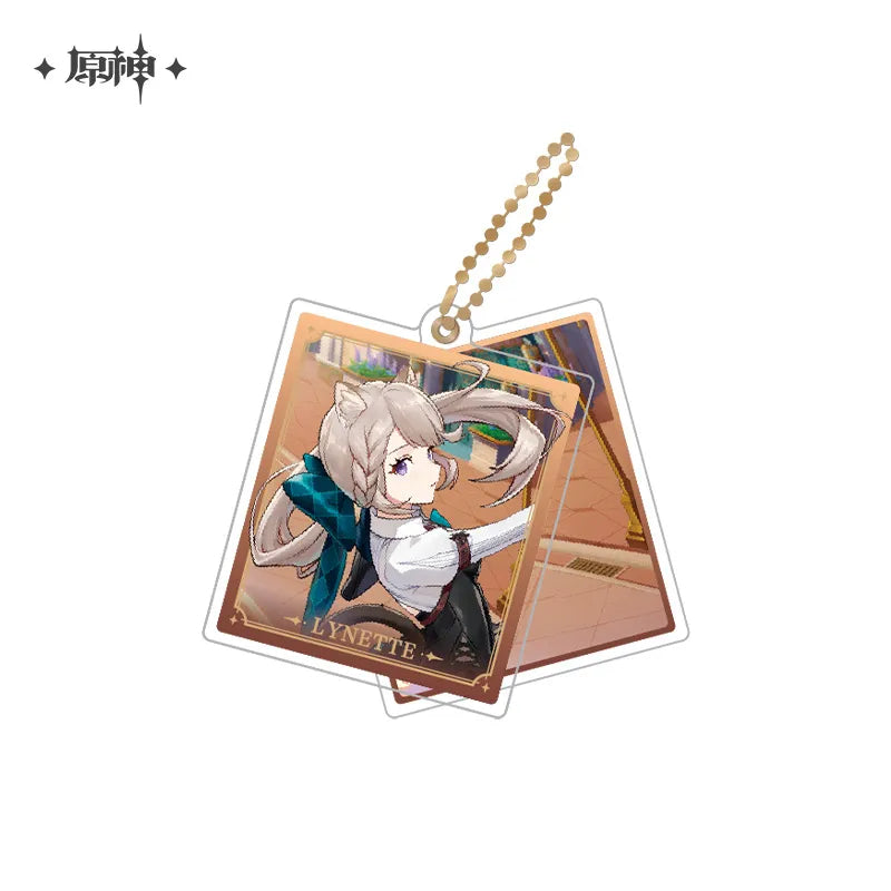 Genshin Impact Theme Double Piece Acrylic Keychain