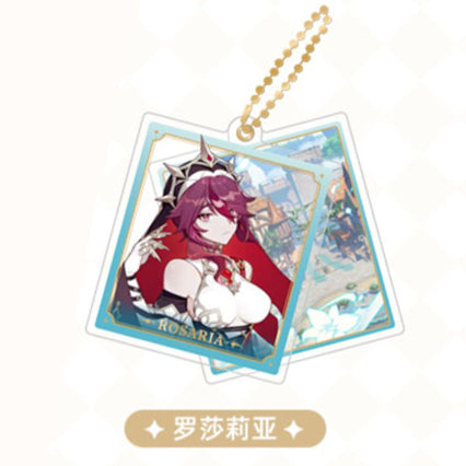 Genshin Impact Theme Double Piece Acrylic Keychain