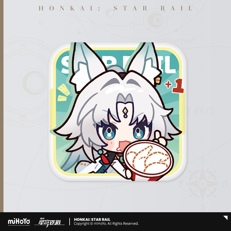 Pre-Order Honkai: Star Rail -  Delicious Enjoyment Series Chibi  Emoticons Badge