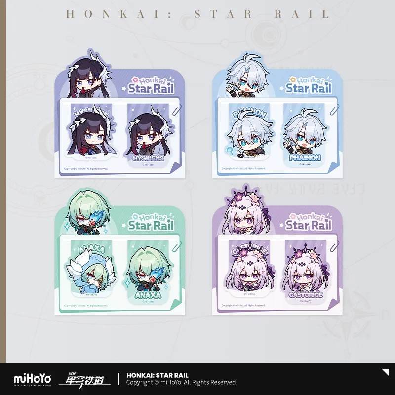 Honkai: Star Rail - Pom-Pom Gallery Soft Magnet Bookmark Set