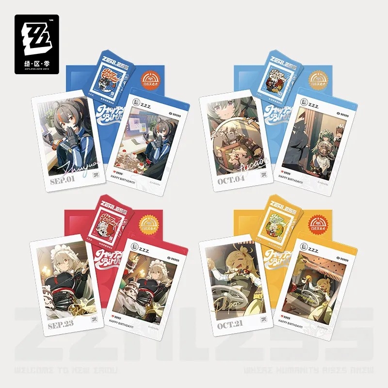 Pre-Order Zenless Zone Zero - HB2U Series Happy Birthday Commemorative Set Vol.1