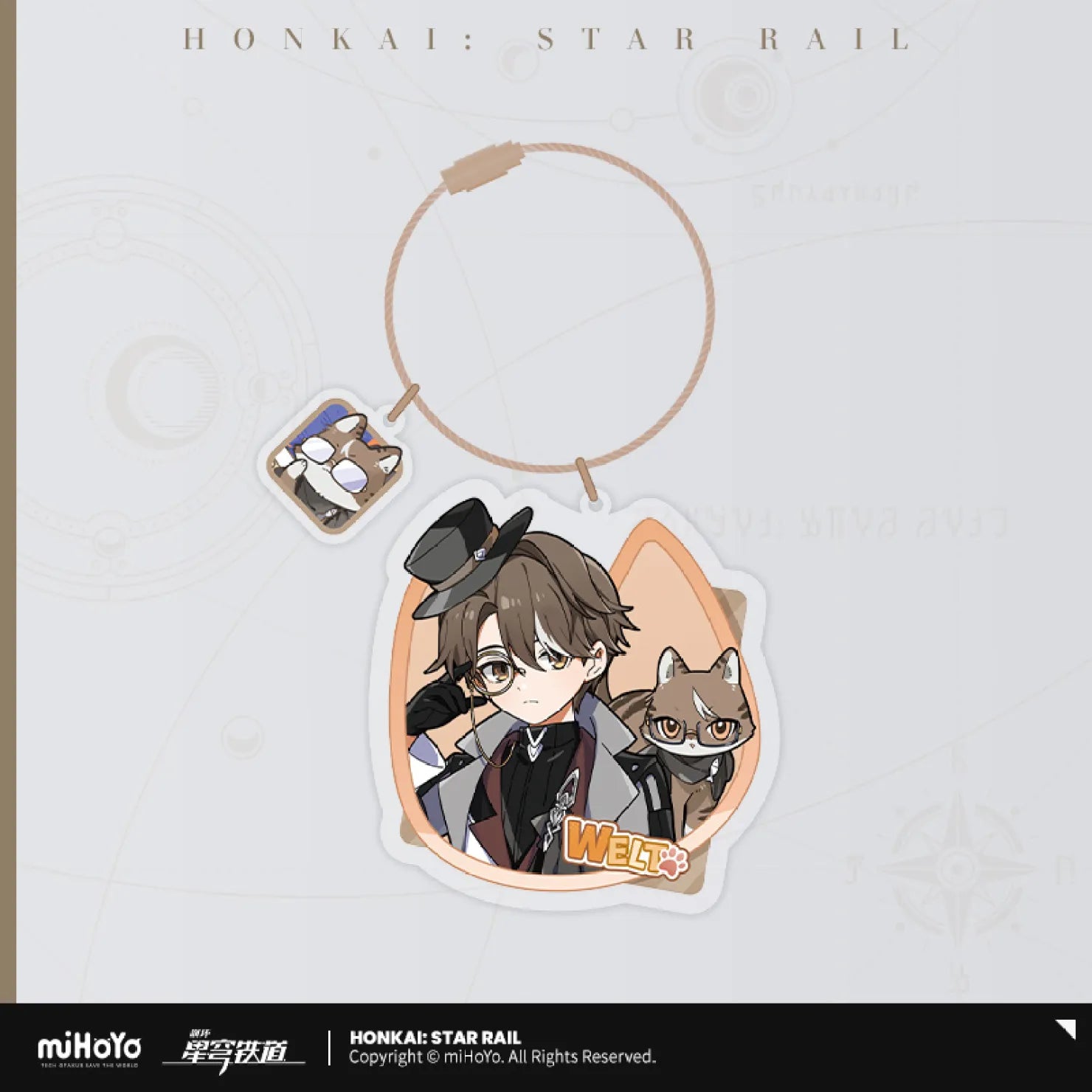 Honkai: Star Rail - Little Cat Series Acrylic Keychain