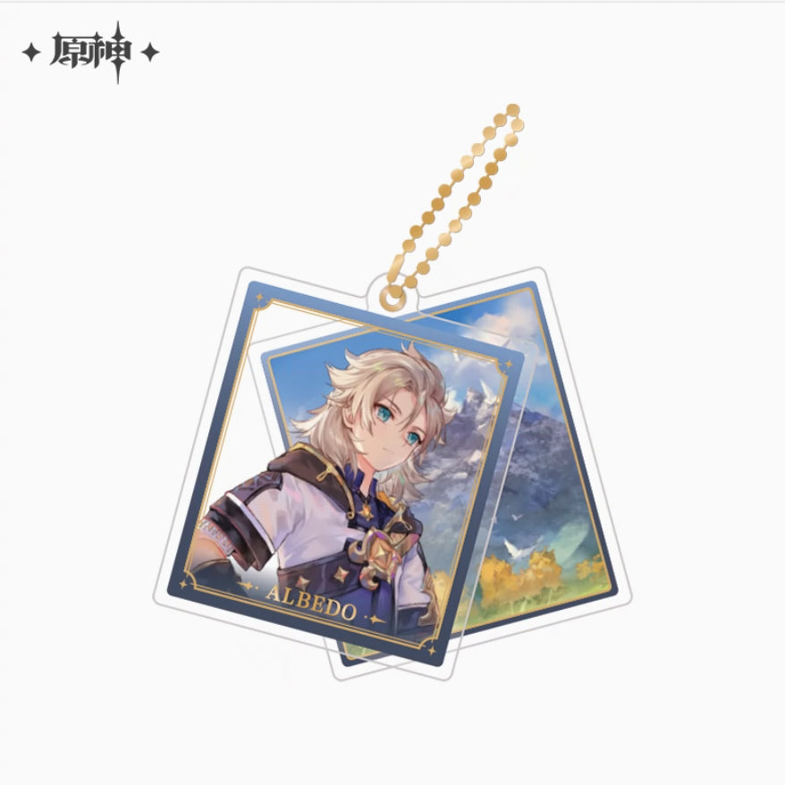 Genshin Impact Theme Double Piece Acrylic Keychain