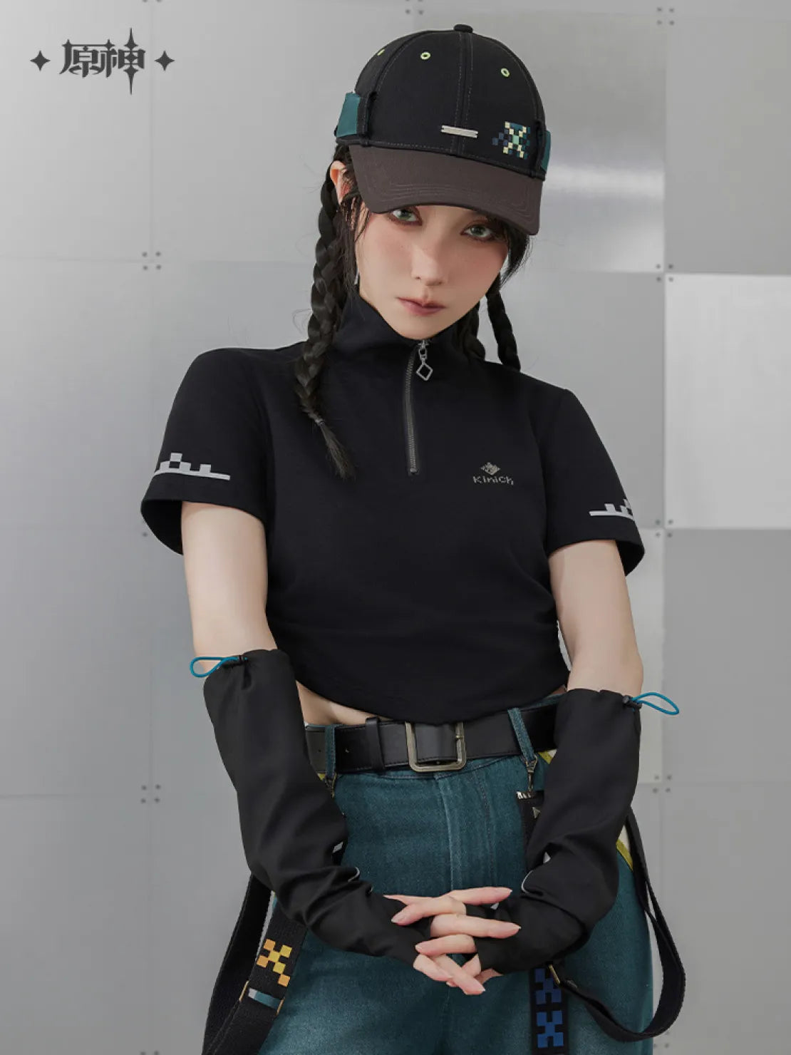 Pre-Order Genshin Impact - Kinich Theme Impression Series Half-Zipper Sleeve T-Shirt