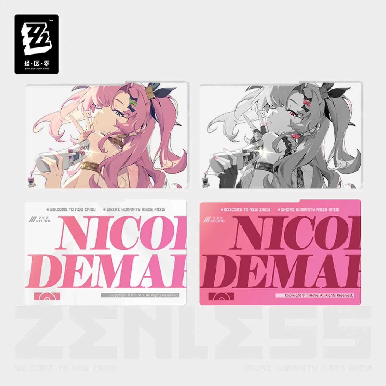 Zenless Zone Zero - Mindscape Cinema Layered Acrylic Block : Cunning Hares