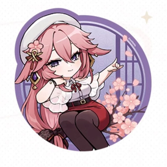 Genshin Impact - Outing Theme Series Chibi Characte Mouse Pad