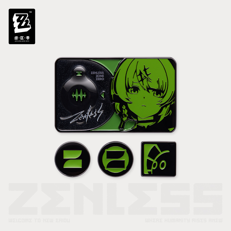 Pre-Order Zenless Zone Zero - Wonderland Sparkling Series Metal Badge Set