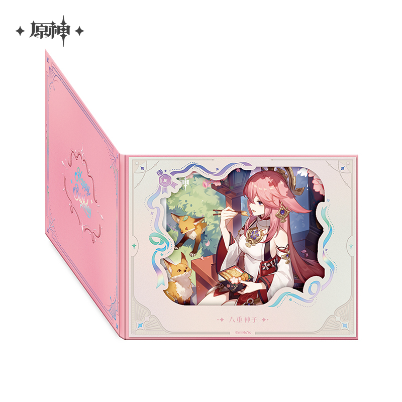 Pre-Order Genshin Impact - Day of Destiny Birthday Series Flip-Style Framed Shikishi 2025