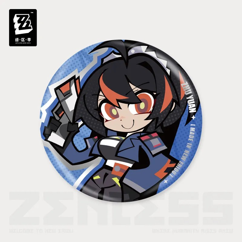 Zenless Zone Zero - New Eridu Series Chibi Tinplate Badge: Criminal Investigation Special Response Team