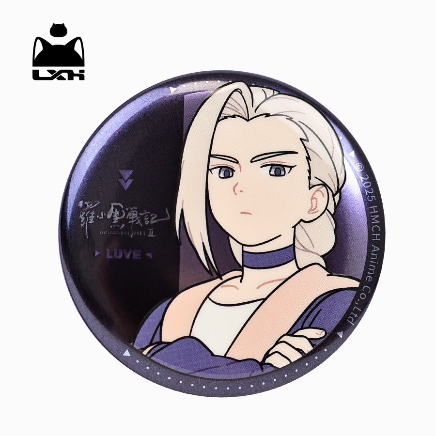 Pre-Order The Legend of Hei 2 - Character Badge - Official Merch