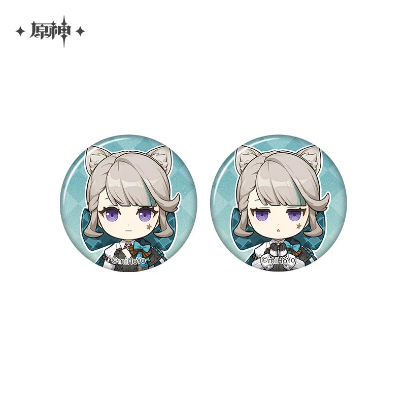 Genshin Impact - The Snapshot of a Jade-Covered Screen Series Mini Badges Set