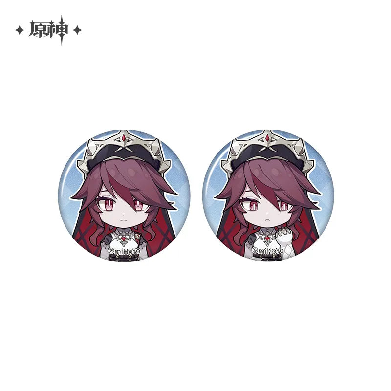 Genshin Impact - The Snapshot of a Jade-Covered Screen Series Mini Badges Set