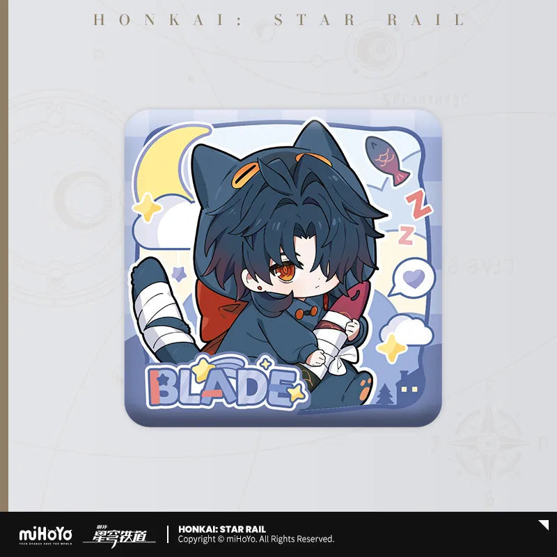 Pre-Order Honkai: Star Rail - Boys' Dormitory Series Chibi Character Square Badge