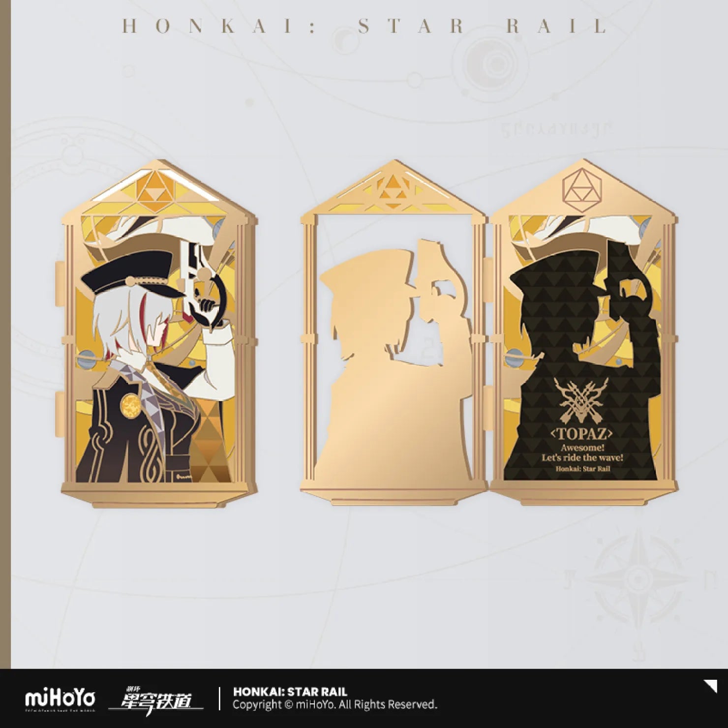 Pre-Order Honkai: Star Rail - Stoneheart's Oath Ring Series Metal Badge