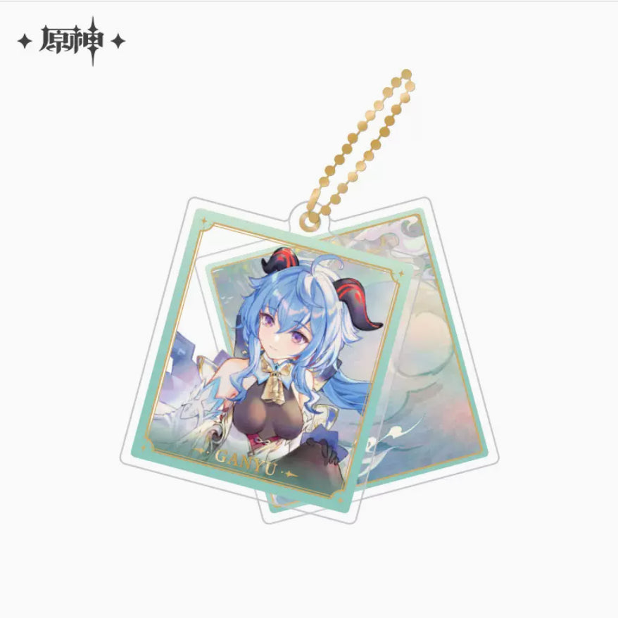 Genshin Impact Theme Double Piece Acrylic Keychain