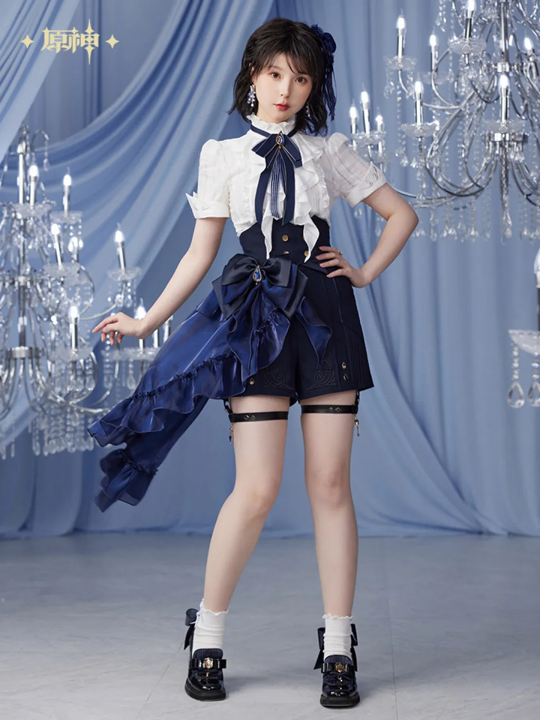 Pre-Order Genshin Impact - Furina Impression Series Short-Sleeve Waisted Blouse