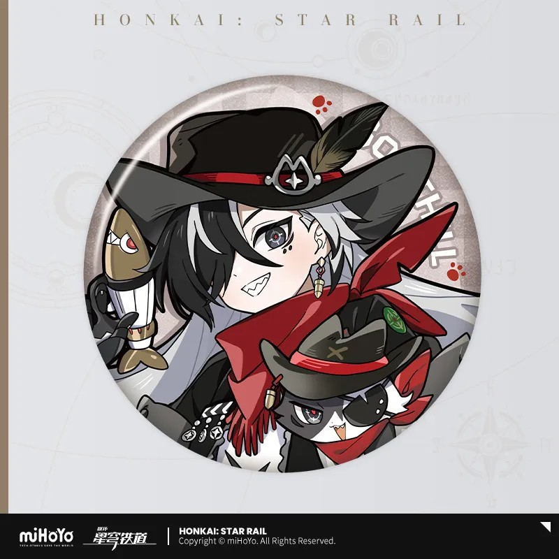 Honkai: Star Rail - Little Cat Series Tinplate Badge